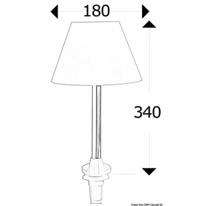 Abat-jour estraibile per illuminazione tavoli pozzetti - foto 3