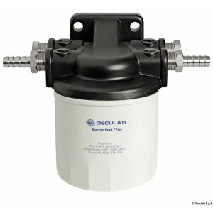 Osculati Filtro benzina con cartuccia a perdere da 10 micron