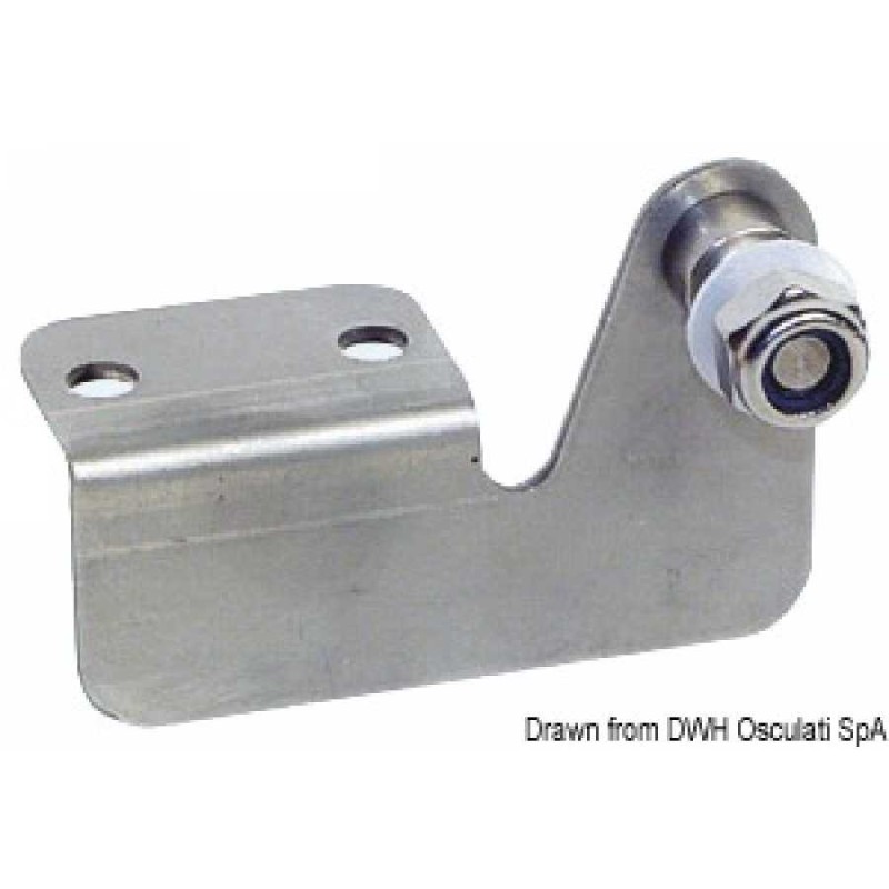 Piastrina di fissaggio versione a squadra a sbalzo - foto 1