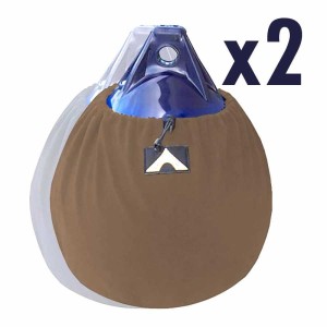 Fender Covers Kit 2 copriparabordi NOCCIOLA per Polyform serie A