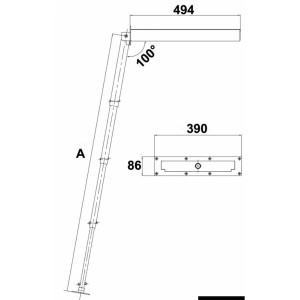 Scaletta a scomparsa - Versione standard - foto 2