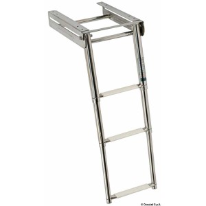 Scaletta da plancetta a scomparsa totale con slitta telescopica - foto 1