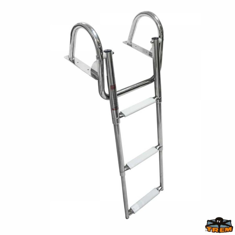 Scaletta telescopica da plancetta con maniglioni - foto 1