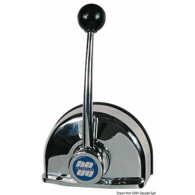 Comando monoleva in lega pressofusa e cromate - foto 1