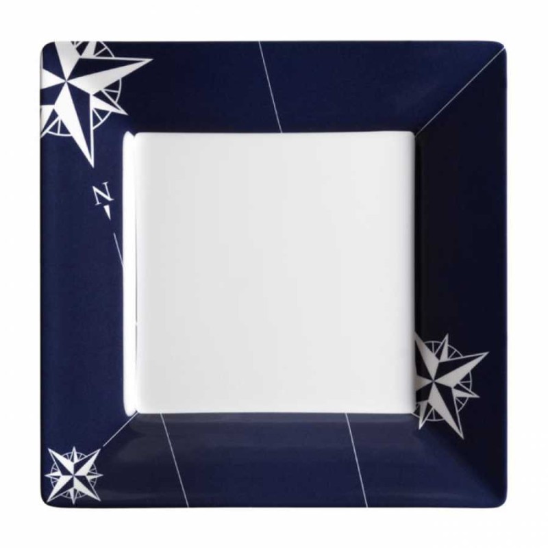 Marine Business set 6 piatti piani quadrati dessert melamina NORTHWIND  - foto 1