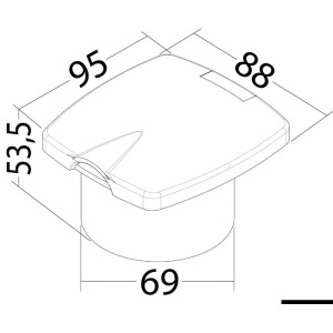 Entrata d’acqua dolce New Edge ad incasso - foto 5