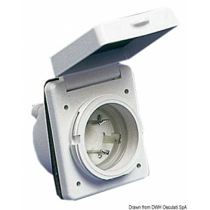 Osculati Serie prese + spine impermeabili 30 A