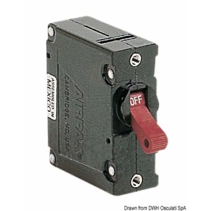 Osculati Interruttore AIRPAX / SENSATA a levetta magneto/idraulici con fusibile automatico ricaricabile