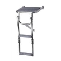 Plastimo Plancetta di poppa in PVC con scaletta pieghevole