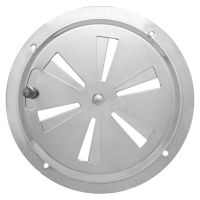 Forniture Nautiche Aeratore circolare in acciaio inox a griglia mobile Ø mm. 125