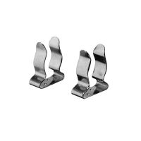 Forniture Nautiche Coppia di ganci in acciaio inox