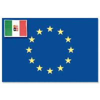 Forniture Nautiche Bandiera adesiva europa italia