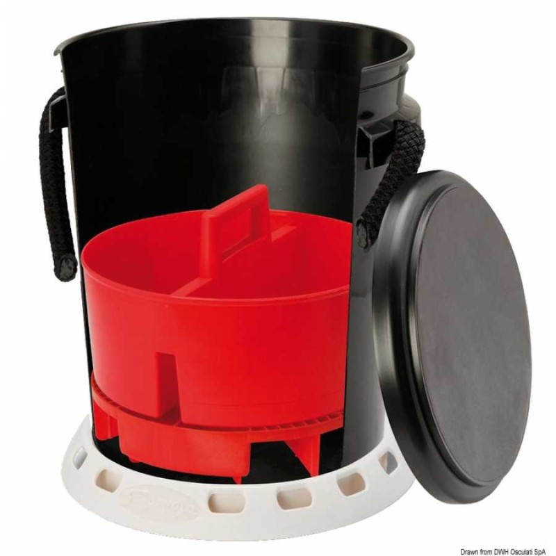 Secchio + base + accessori SHURHOLD