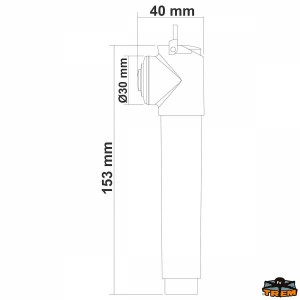 Doccetta in ABS e ottone - foto 2
