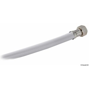 Tubo doccia in PVC bianco retinato - foto 2