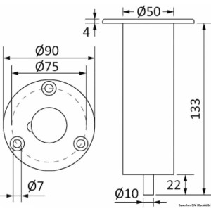 Asta doccia telescopica per esterni Rocky - foto 5