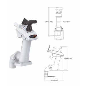 Scepter Pompa manuale compatibile Jabsco