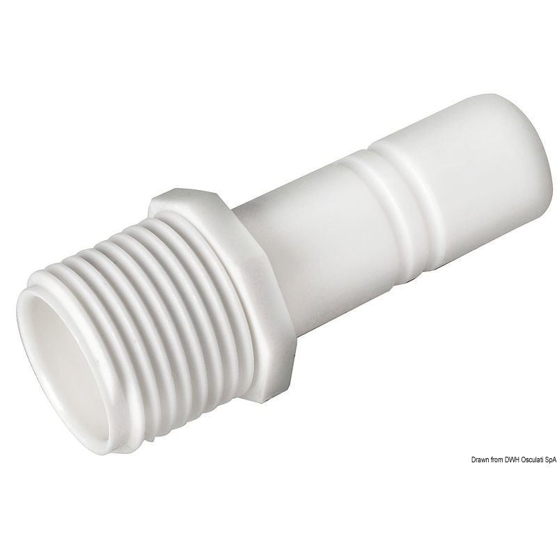 Raccordo cilindrico + maschio 1/2 BSP WHALE - foto 1