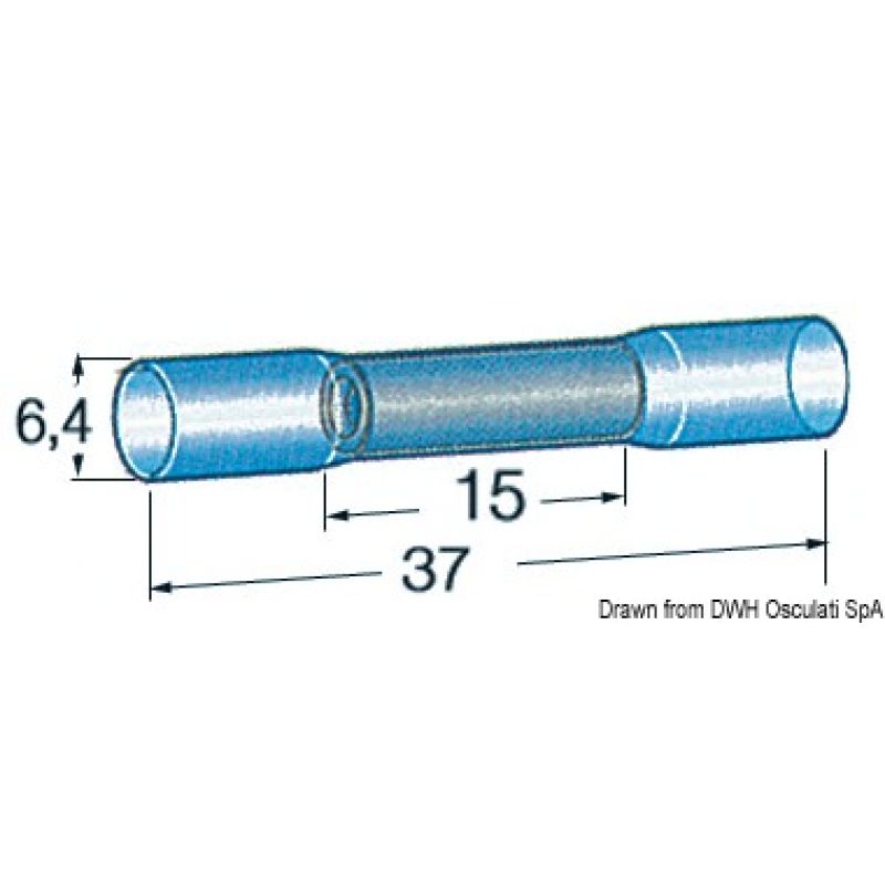 Tubetto preisolato termoretraibile 2 cavi per giunzione stagna - foto 1