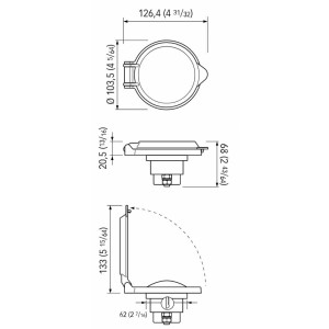 Pulsante a piede Quick 915 per ancore e catene - foto 2