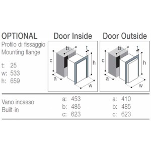 Frigo freezer a compressore VitriFrigo C60i, unità refrigerante interna - foto 4