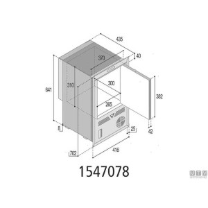 Fabbricatore di ghiaccio Vitrifrigo IM OCX2 INOX - foto 8
