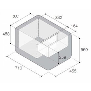 Frigo freezer portatile e da incasso VF65P VitriFrigo - foto 3