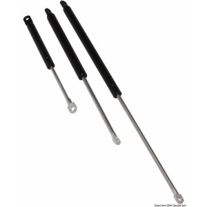 Molla a gas in acciaio verniciato occhio - occhio - foto 1