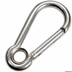 Moschettone in acciaio inox AISI 316 con chiusura senza sporgenza - foto 2