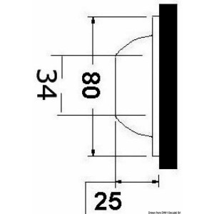 Luce subacquea LED per plancette, specchio di poppa o carena - foto 2