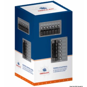 Pannello elettrico in alluminio con frontale in policarbonato grigio - foto 3