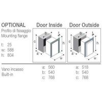 Frigo-freezer a compressore VitriFrigo C130L, unità refrigerante esterna