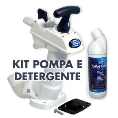 Kit Pompa WC Jabsco + detergente Fresh Toilet