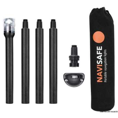 NAVISAFE Kit fissaggio + asta + luce 360° 