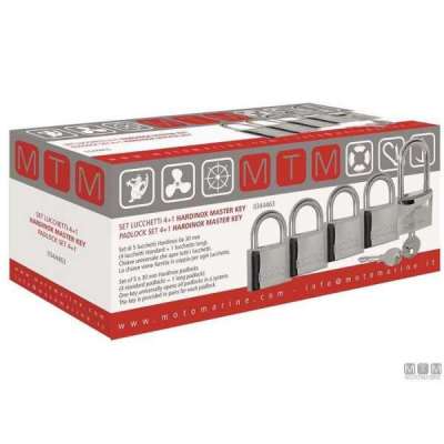 Set lucchetti 4+1 hardinox master key