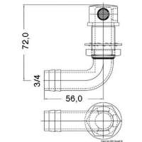 Sfiato carburante in Acciaio Inox lucidato a specchio