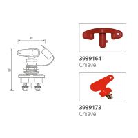 Stacca Batteria Unipolare In Ottone 140a