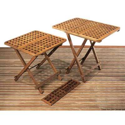 Tavolo Pieghevole ARC con Gambe a Compasso - Accessori in Teak - MTO  Nautica Store