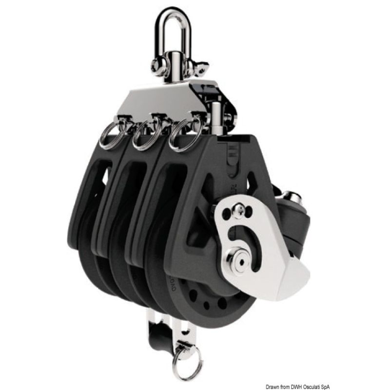 Bozzello Lewmar Synchro triplo con arricavo e strozzatore - foto 1