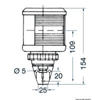 Luci di navigazione per scafi fino a 20 m DHR con omologazione MED 2014/90/EU - foto 3