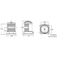 Luci di navigazione per scafi fino a 50 m DHR con omologazione MED 2014/90/EU - foto 4