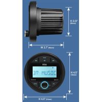 Boss Marine MGR300B Stereo Nautico Bluetooth AM/FM USB AUX Impermeabile IPX5 - foto 6