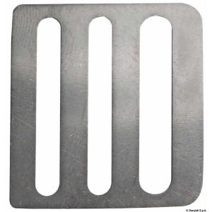 Douglas Marine Fibbia inox a 3 passaggi in acciaio inox