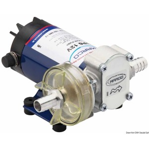 Elettropompa autoadescante con ingranaggi in bronzo per travaso gasolio, antigelo, acqua - foto 2