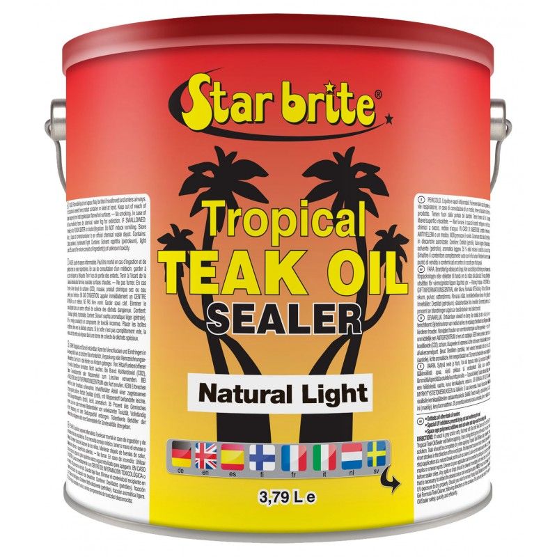 Star Brite Tropical Teak Oil Classic – Olio Nutriente per Teak Tropicale