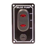 A.A.A. Pannello per pompe di sentina elettriche in lega leggera anodizzata