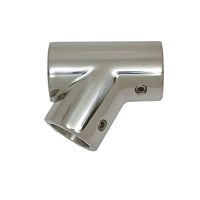 Forniture Nautiche Raccordo a tee inclinato  inox aisi 316