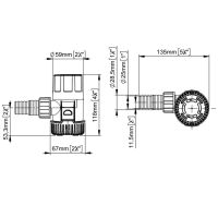 Pompa di Sentina a Immersione Marco UP1001 con Valvola di Non Ritorno Integrata 63 l/min 12V / 24V - foto 2