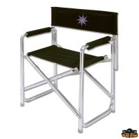 Trem Sedia pieghevole regista in alluminio anodizzato blu
