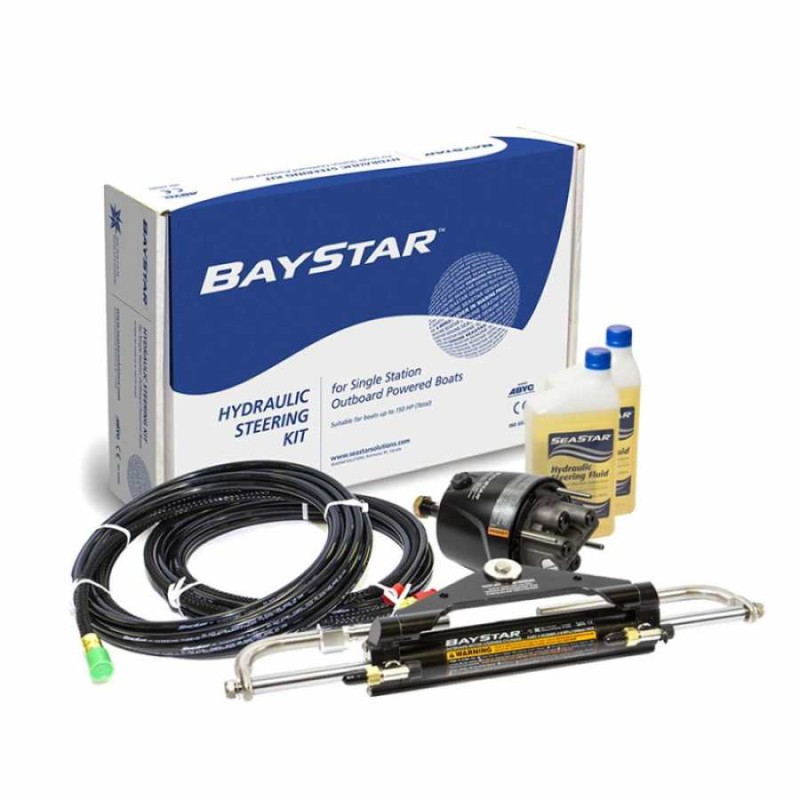 Kit Timoneria Idraulica BAYSTAR HK4300A-4 Fuoribordo con Tubi Fino a 115HP SeaStar - foto 1